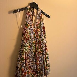 Anthropologie Floral Print Tunic or mini dress.